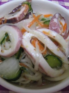 野菜たっぷりイカのマリネ♪-レシピのメイン写真
