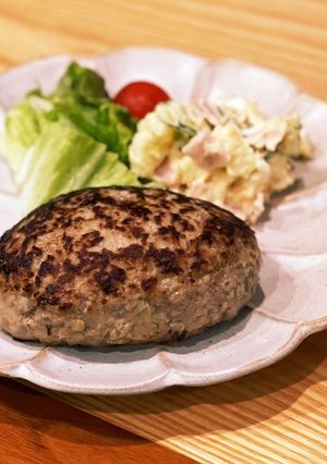 我が家の基本のハンバーグ-レシピのメイン写真