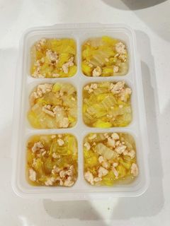 離乳食 白菜のそぼろあんかけ-レシピのメイン写真
