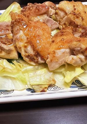 鶏もも肉のハニーマスタード和え-レシピのメイン写真
