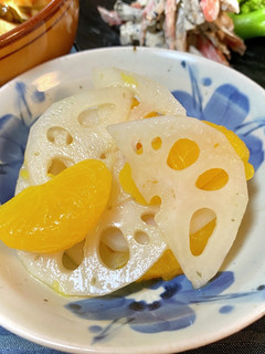 ミカンとレンコンのなます 簡単★小鉢-レシピのメイン写真