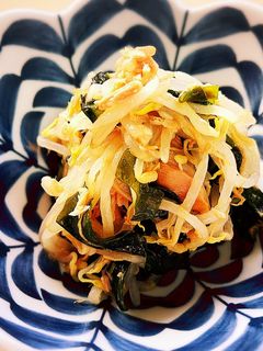 もやしとワカメとツナの酢の物-レシピのメイン写真