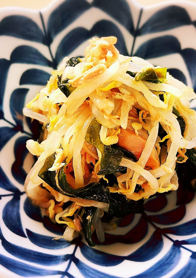 もやしとワカメとツナの酢の物-レシピのメイン写真