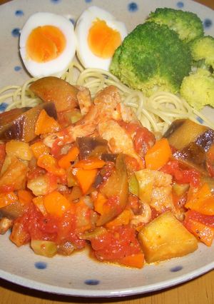 ホールトマトで簡単ヘルシーチキン煮込み☆-レシピのメイン写真