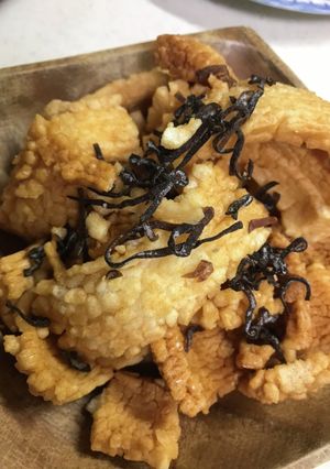 塩昆布 餅おかき♪-レシピのメイン写真