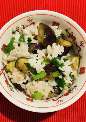 韓国風なすご飯-レシピのメイン写真