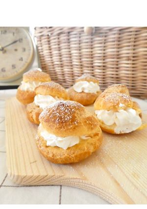 パイシートをつかってシュークリーム-レシピのメイン写真