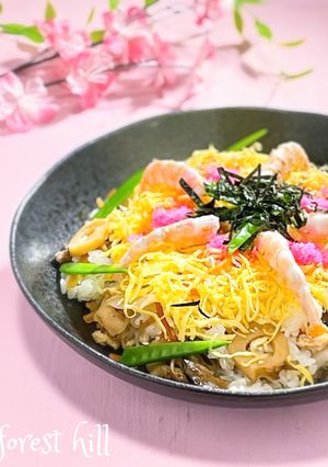 具だくさんご飯の『五目ちらし』-レシピのメイン写真