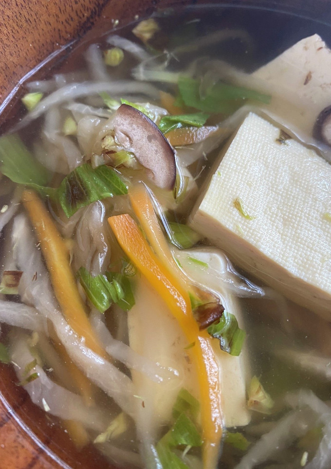 切干の煮物とふきのとうの汁物-レシピのメイン写真