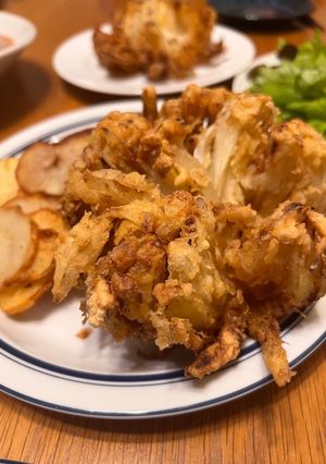 たまねぎの天ぷら(笑)-レシピのメイン写真