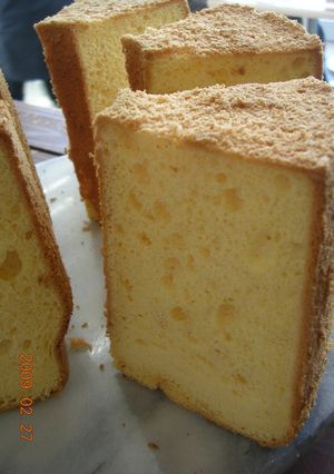 ハニークリームチーズシフォン-レシピのメイン写真