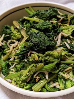 菜の花としらすの炒め物-レシピのメイン写真