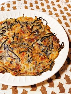 ひじきの煮物で和チヂミ★-レシピのメイン写真