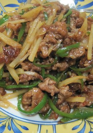 ♥豚肉とじゃがいもで青椒肉絲♥-レシピのメイン写真