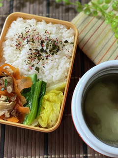 人参と豚肉のレーズン醤油炒め-レシピのメイン写真