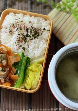 人参と豚肉のレーズン醤油炒め-レシピのメイン写真