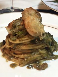 牡蠣のソテー・海苔の佃煮クリームパスタ♡-レシピのメイン写真
