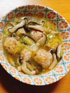 柚子胡椒風味の肉団子スープ-レシピのメイン写真