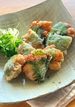 ＊大人気♩鶏もも肉の大葉巻き竜田揚げ＊-レシピのメイン写真