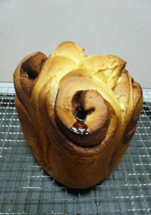 ブリオッシュのチョコロール食パン＠-レシピのメイン写真
