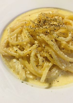 マヌリチーズのカルボナーラ-レシピのメイン写真