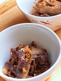 簡単☆牛肉とごぼうのしぐれ煮-レシピのメイン写真