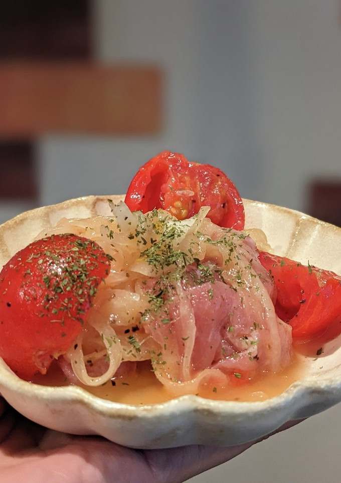 玉ねぎとトマトと生ハムのマリネ-レシピのメイン写真