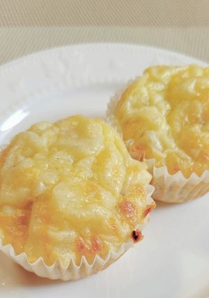 チーズとマッシュルームのお惣菜マフィン-レシピのメイン写真