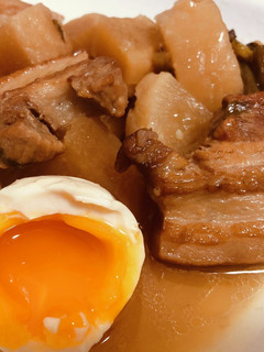 豚バラブロック・大根の煮物と味付け半熟卵-レシピのメイン写真