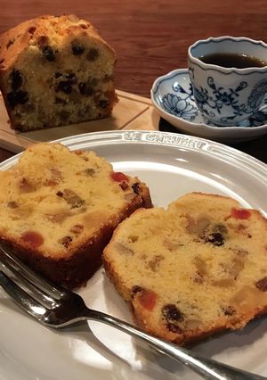 ドライフルーツと胡桃のパウンドケーキ-レシピのメイン写真