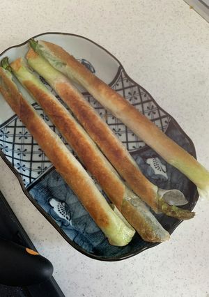 アスパラのベーコン春巻き焼き-レシピのメイン写真
