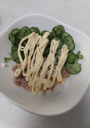 カレーのときのシーチキンサラダ-レシピのメイン写真