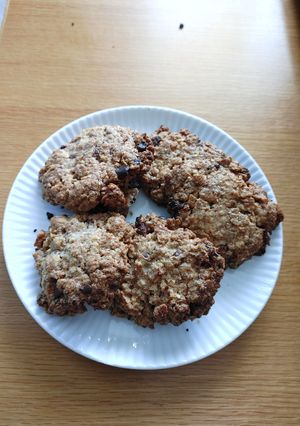 玄米フレークとチョコのざくざくクッキー-レシピのメイン写真