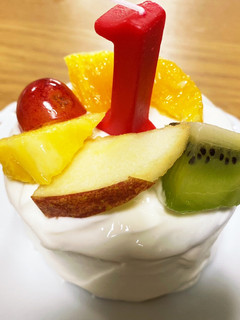 スマッシュケーキ(1歳誕生日ケーキ)-レシピのメイン写真