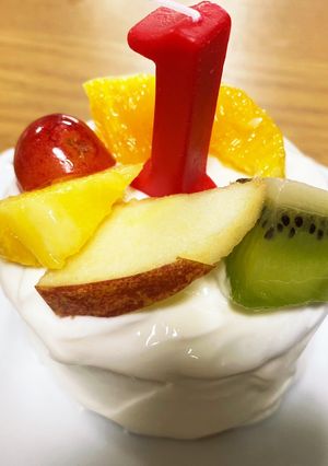 スマッシュケーキ(1歳誕生日ケーキ)-レシピのメイン写真