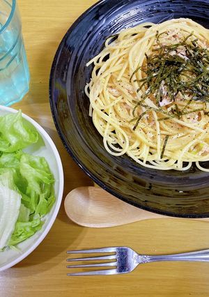 簡単！ツナと長ネギの和風クリームパスタ-レシピのメイン写真
