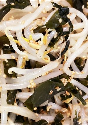 もやしと乾燥わかめの酢の物-レシピのメイン写真