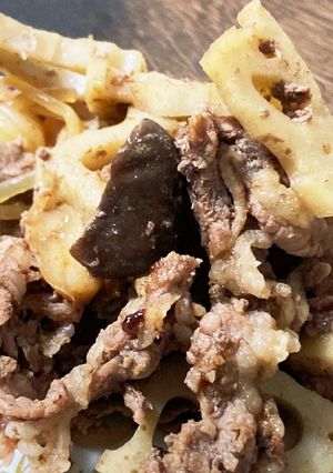 牛肉と蓮根のしぐれ煮-レシピのメイン写真