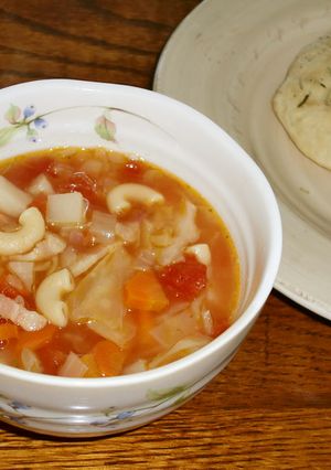 マカロニパスタ入りミネストローネスープ-レシピのメイン写真