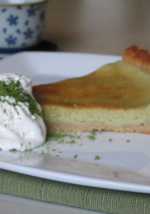 ベイクド抹茶チーズケーキ-レシピのメイン写真