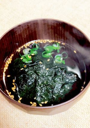 超簡単！塩昆布と焼き海苔のおすまし-レシピのメイン写真