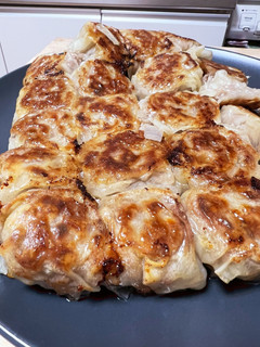 皮はパリパリ!中は、ジューシー焼き焼売-レシピのメイン写真