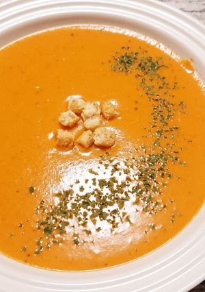 レンズ豆を使った濃厚ポタージュスープ-レシピのメイン写真
