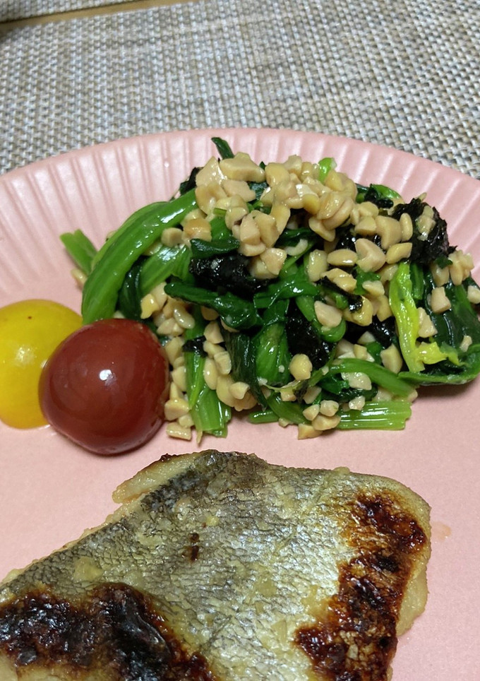 ほうれん草の納豆和え-レシピのメイン写真