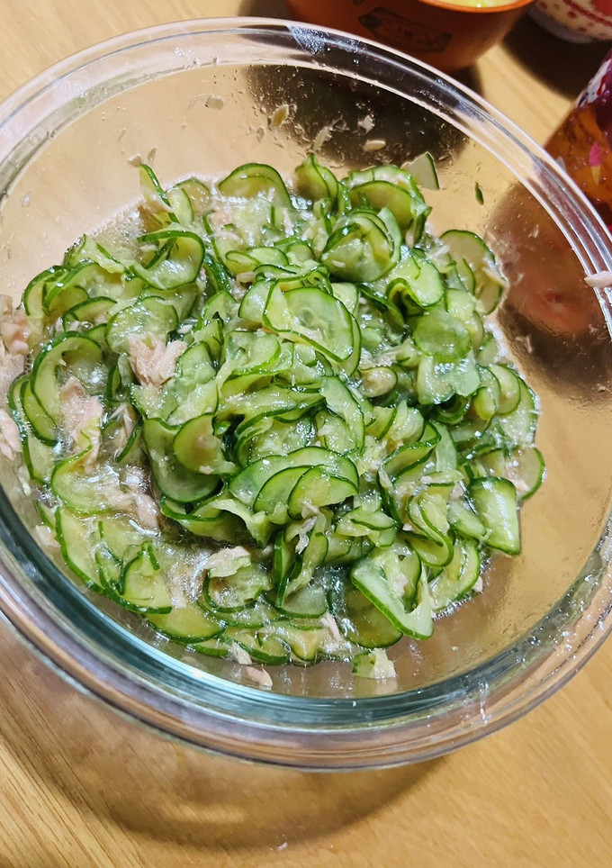 きゅうりとツナの簡単酢の物♩-レシピのメイン写真