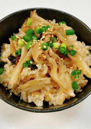 永谷園のお吸い物で舞茸炊き込みご飯-レシピのメイン写真