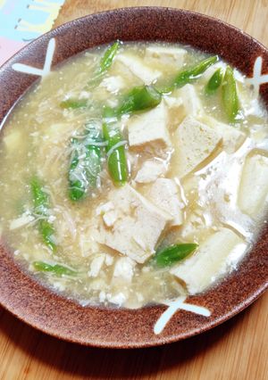 干し貝柱と豆腐の中華風炒め-レシピのメイン写真