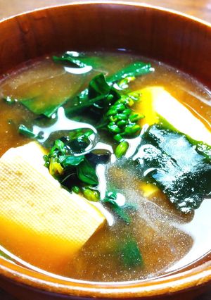 癖が強くて嵌る　熟成酒粕入りお味噌汁　-レシピのメイン写真