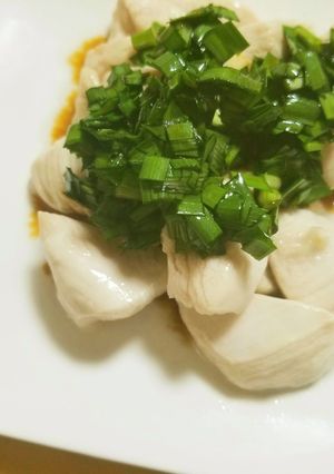 簡単！よだれ鶏ニラソース-レシピのメイン写真