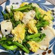 春色。菜の花のチャンプルー!焼肉のタレ。